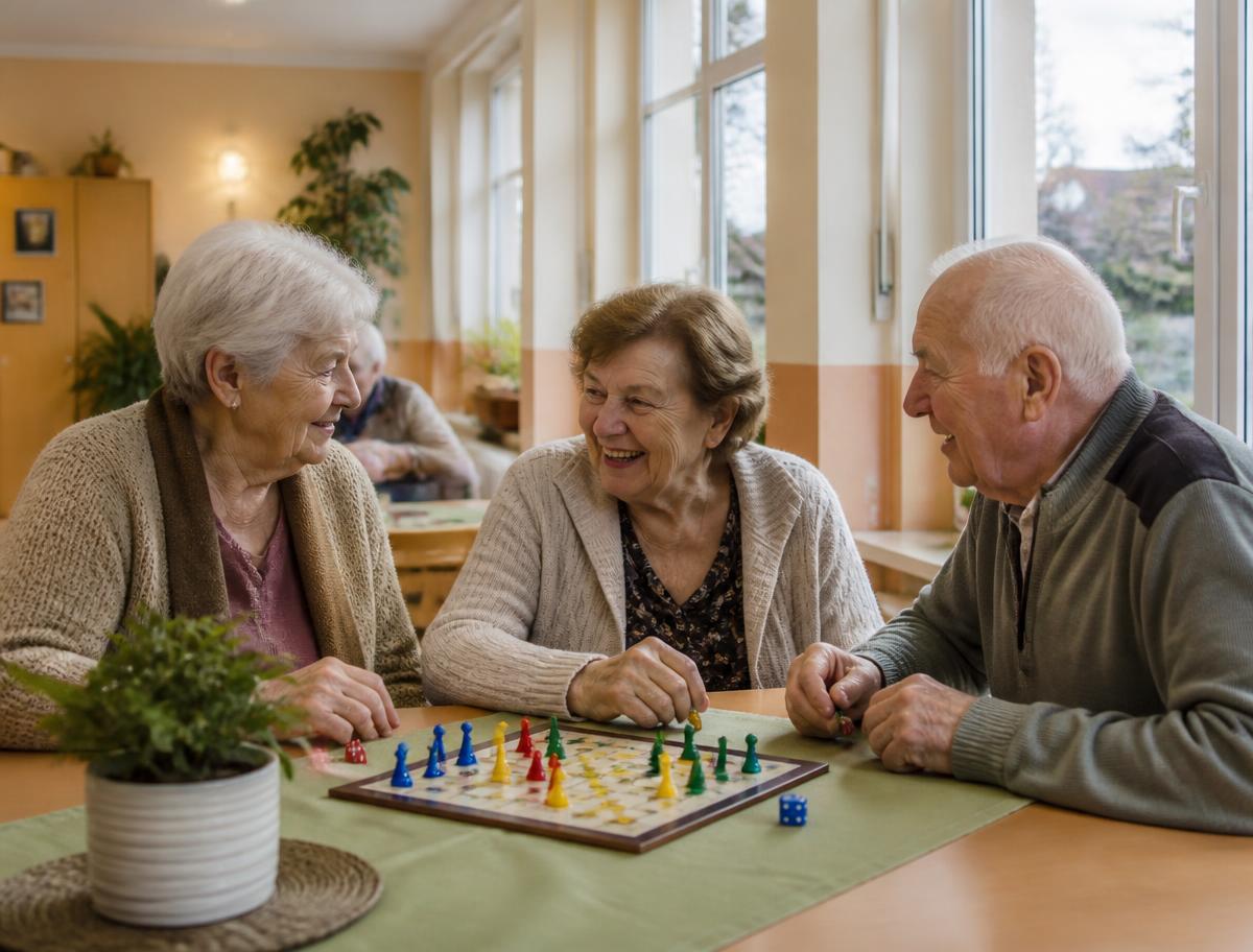 Seniori trávia spoločný deň v stacionári vo Hviezdoslavove